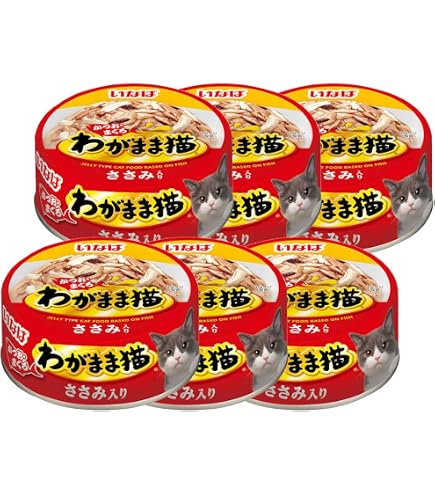 Amazon.co.jp: いなば わがまま猫 まぐろ ささみ入り 140g3個 : ペット用品